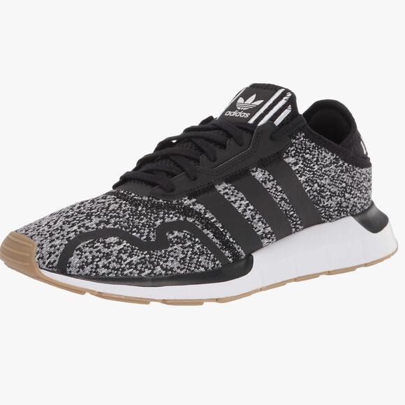 Adidas Men's Swift Essential Sneaker, Black/Black/White size 10 - Picture 2 of 14